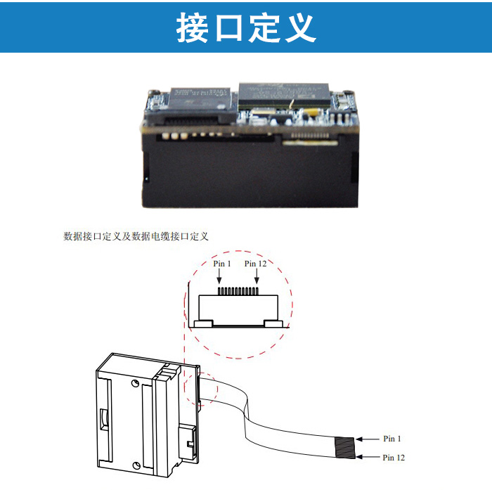 EM3000二維掃描模塊的接口定義